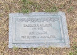 Barbara Aileen <I>Stone</I> Anderson 