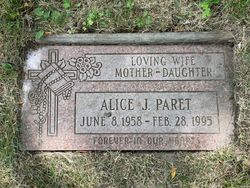 Alice J. <I>Baird</I> Paret 