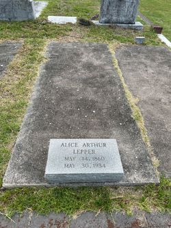 Alice <I>Arthur</I> Lepper 
