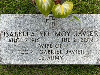 Mrs Isabella Yee Moy <I>Tong</I> Javier 