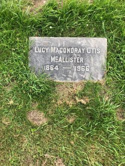 Lucy Macondray <I>Otis</I> McAllister 