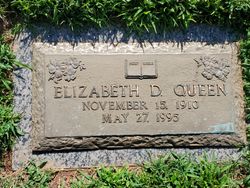 Elizabeth “Bessie” <I>Dills</I> Queen 