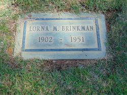 Lorna Mabel <I>Douglas</I> Brinkman 