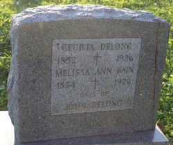 Melissa Ann <I>DeLong</I> Bain 