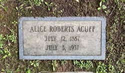 Alice Mae <I>Roberts</I> Acuff 