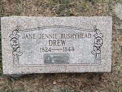 Jane “Jennie” <I>Bushyhead</I> Drew 