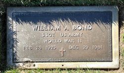 William A Bond 