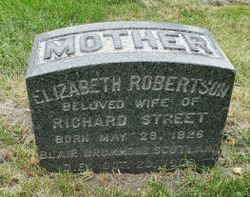 Elizabeth <I>Robertson</I> Street 