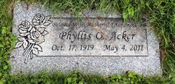 Phyllis Katherine <I>O'Conner</I> Acker 