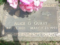 Alice Geraline “Jerry” <I>Powell</I> Gurry 