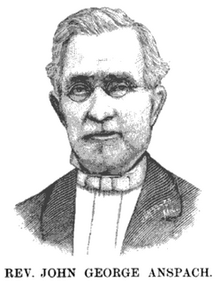 Rev John George Anspach 
