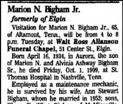Marion Norman Bigham Jr.