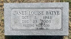 Janet Louise <I>Torrance</I> Batye 