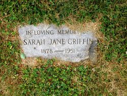 Sarah Jane <I>Fairfield</I> Griffin 