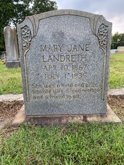 Mary Jane <I>Angel</I> Landreth 