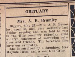 A. E. Brumley 
