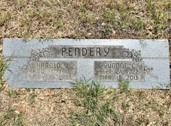 Harold Vernon Pendery 