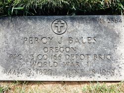 Percy Jacob Bales 