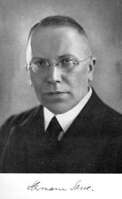 Dr Hermann Otto Erich Sasse 
