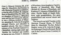 Elsie L. <I>Mason</I> Johnson 