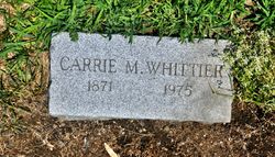 Carrie M. <I>Horton</I> Whittier 