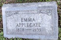 Emily “Emma” <I>Moore</I> Applegate 