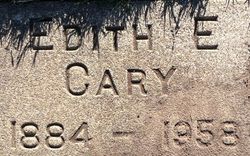Edith Ethel <I>Vannice</I> Cary 