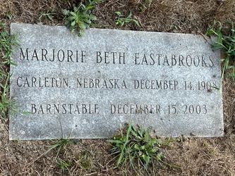 Marjorie Beth Eastabrooks 