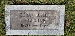 Cora A <I>Keeler</I> Thurston 