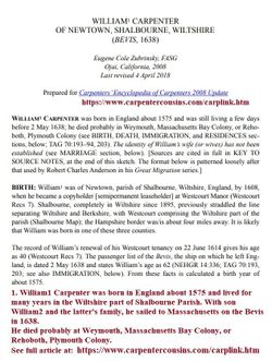 William Carpenter 