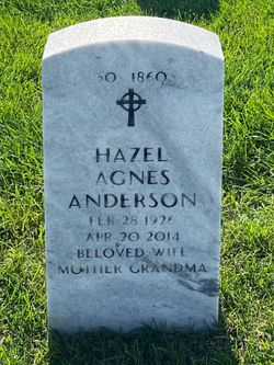 Hazel Agnes <I>Nelson</I> Anderson 