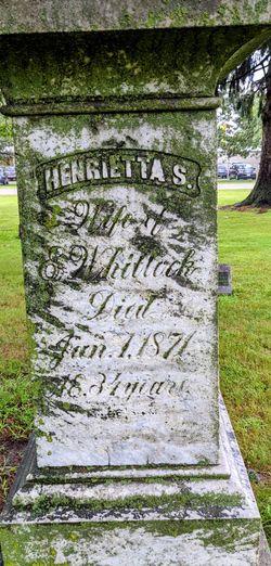 Henrietta S <I>Jones</I> Whitlock 