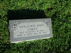 Elizabeth Ann “Annie” <I>Lewis</I> Lokey 