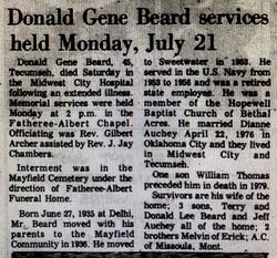 Donald Gene Beard 