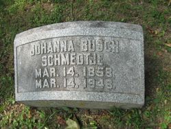 Johanna <I>Busch</I> Schmedtje 