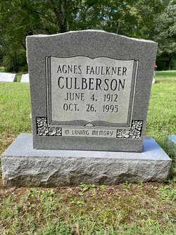 Agnes Ora <I>Horsford</I> Faulkner Culberson 