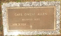 Gay Owens Allen 