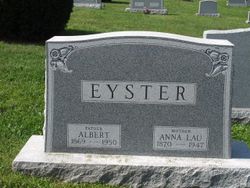 Anna “Annie” <I>Lau</I> Eyster 