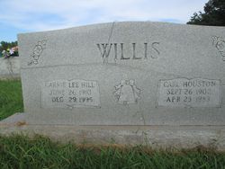Carrie Lee <I>Hill</I> Willis 