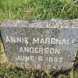 Annie <I>Marshall</I> Anderson 