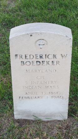 Frederick W Boedeker 