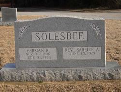 Iva Isabelle <I>Abee</I> Solesbee 