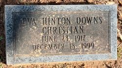 Eva Hinton <I>Downs</I> Christian 