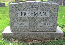 Esther <I>Ginsburg</I> Freeman 