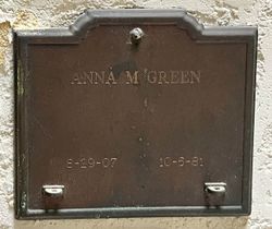 Anna M Green 