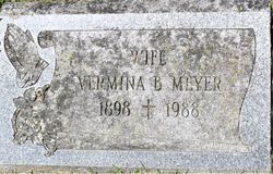 Vermina B. “Vera Minnie” <I>Serth</I> Meyer 