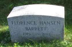 Florence Adele <I>Hansen</I> Barrett 