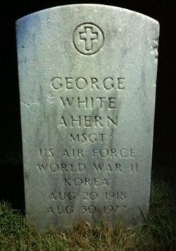 MSGT George White Ahern 