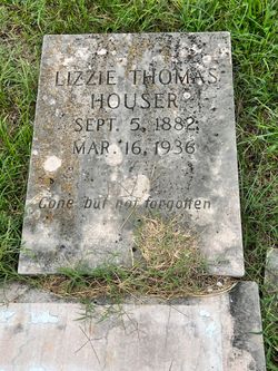 Elizabeth “Lizzie” <I>Thomas</I> Houser 