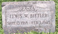 Pvt Lewis William Bittler 